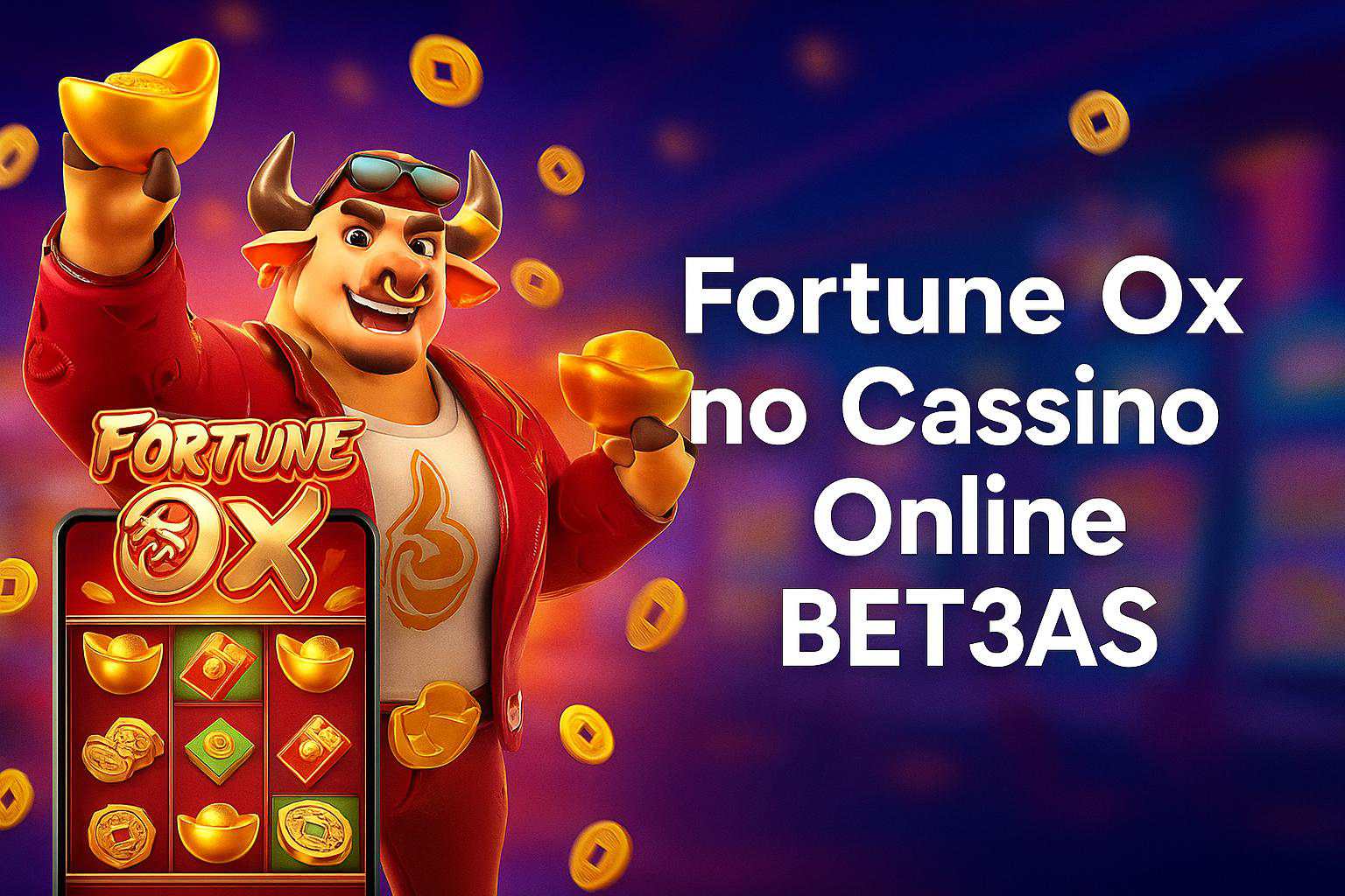 Fortune Ox no BET3AS - Aposte Agora e Reivindique Seus Ganhos