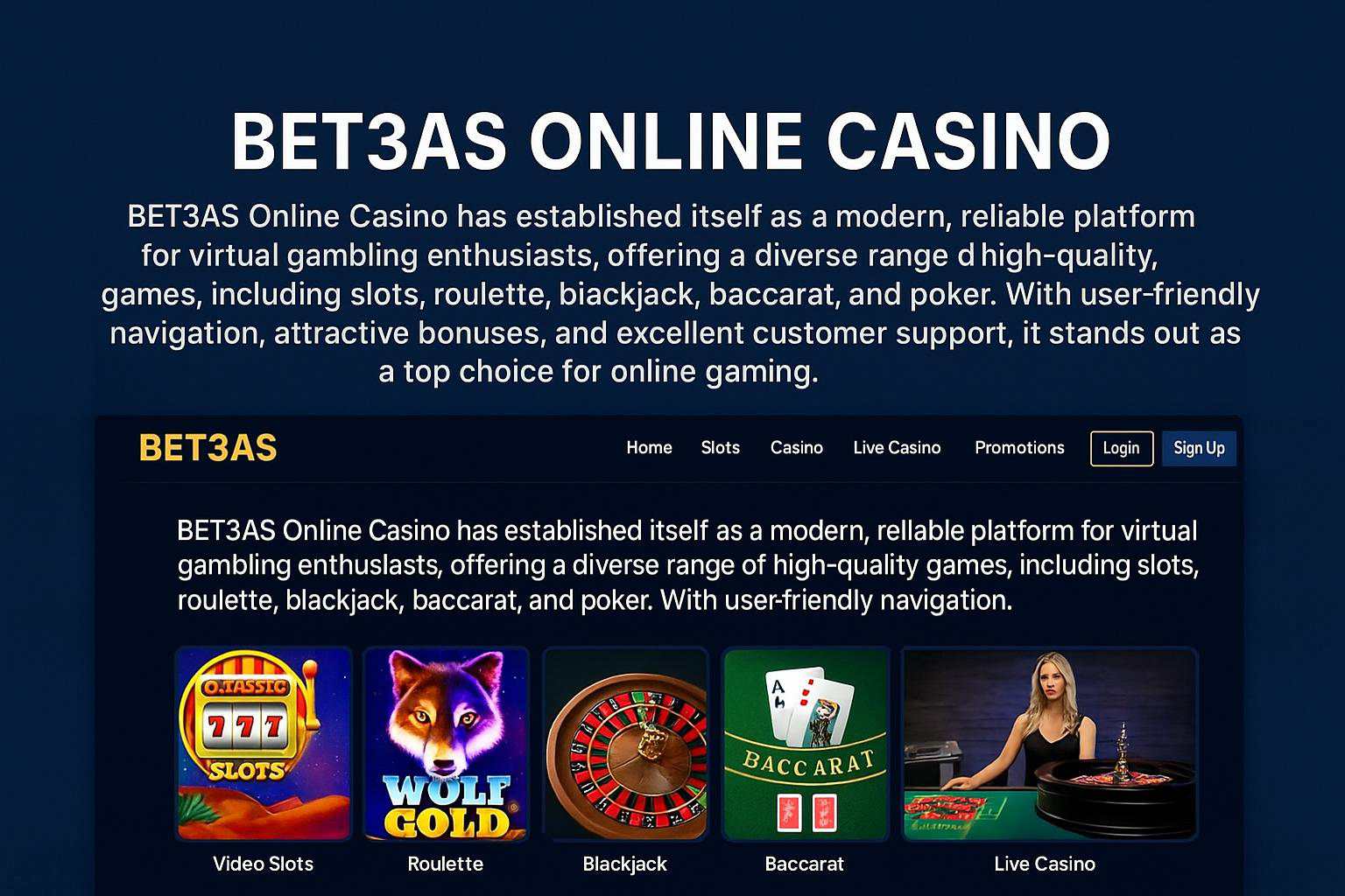 Cassino Online BET3AS  