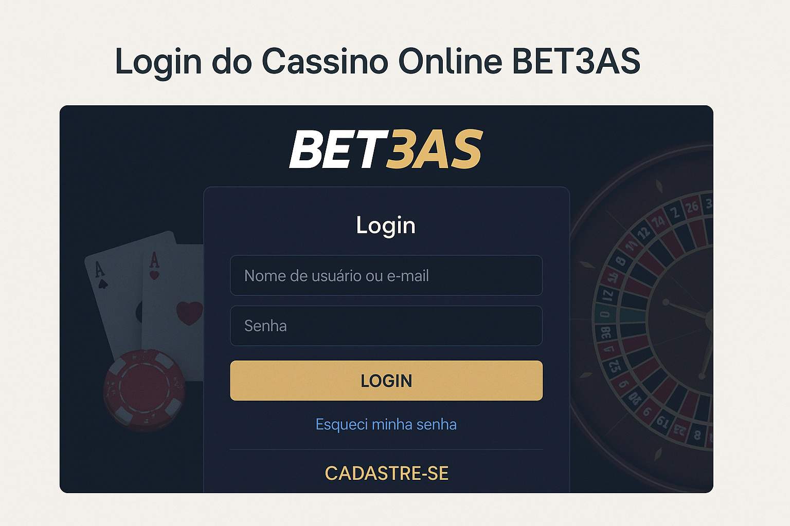 Registro na BET3AS   Garante Acesso a uma Vasta Seleção de jogo
