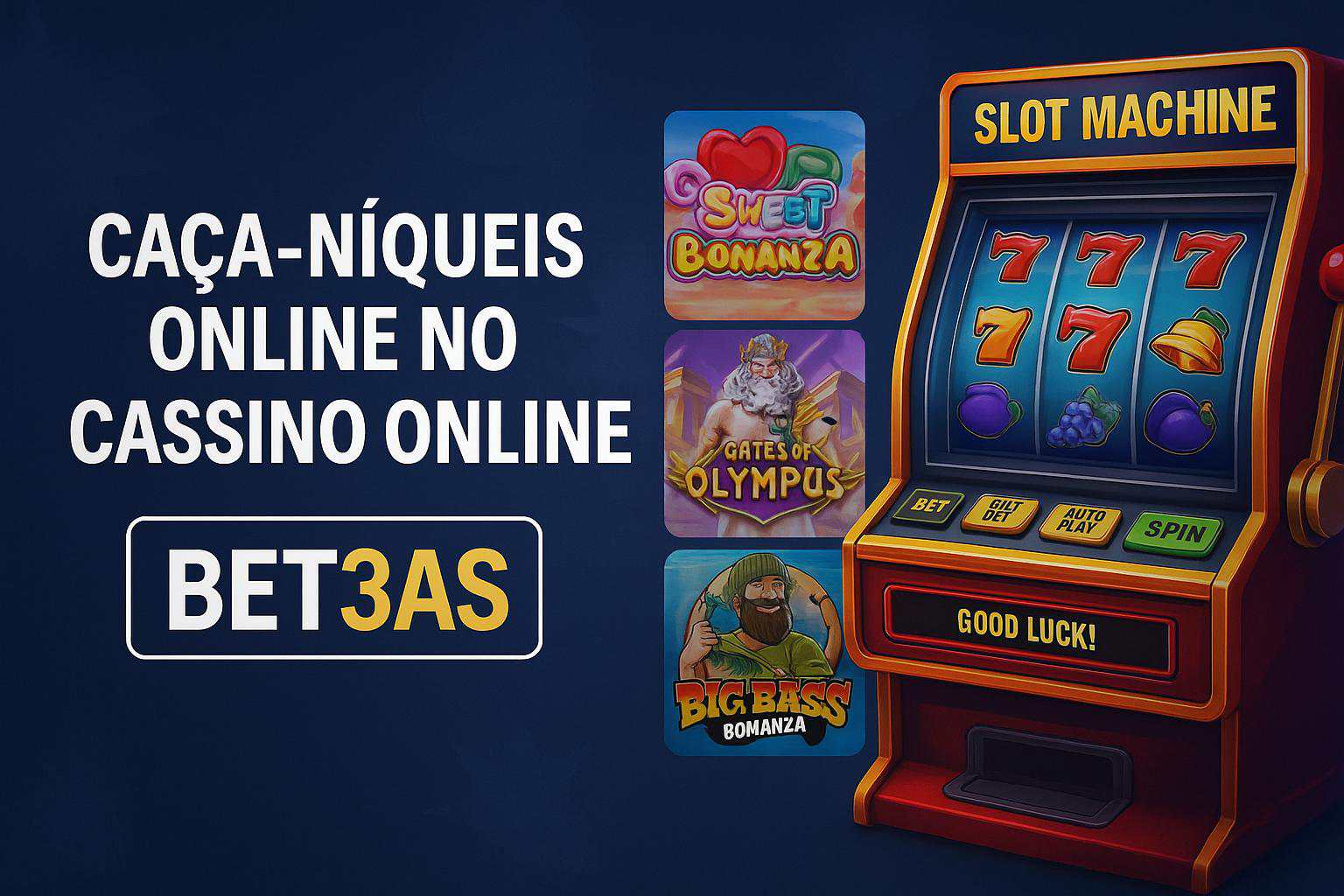 Explore o mundo das slot machines no BET3AS Casino